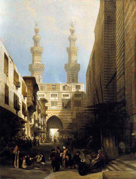 A View in Cairo, David Roberts